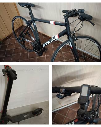 Bici + monopattino elettrico COME NUOVI