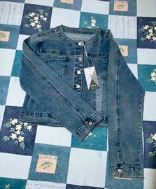Giubbino jeans donna 