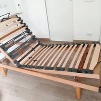 Rete letto con testa e piedi regolabili 
