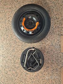 Ruotino di scorta T135/80 R14 completo di kit