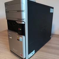 Case PC fisso cabinet Acer Aspire nero grigio