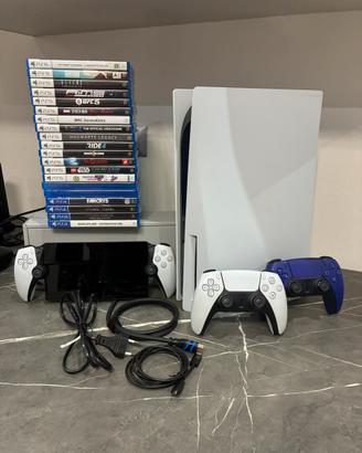 PS5 Disco + PS Portal + 2 Joystick + 20 giochi