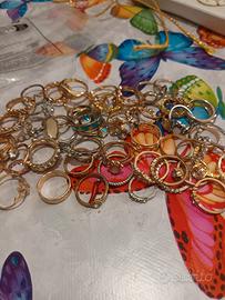 60 anelli  varie 