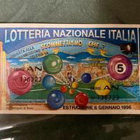 BIGLIETTO LOTTERIA NAZIONALE ITALIA 1996