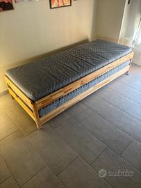 Letto 2 materassi impilabile