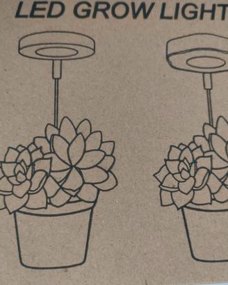 Luci per piante da interno due confezioni