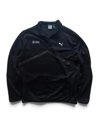 Felpa mezza zip Puma Mercedes AMG F1 Taglia L