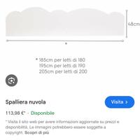 LETTO BAMBINA NUVOLA