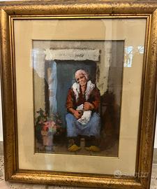 Dipinto olio su tela , Prof Mastrovito