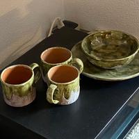 Servizio piatti bicchieri con brocca 