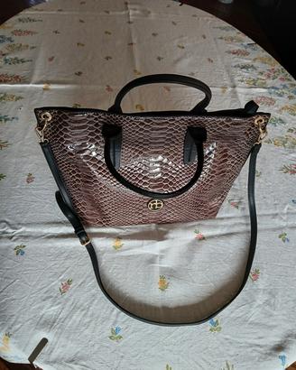 Borsa Roccobarocco - Effetto Pitone Lucido - NUOVA