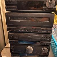 Stereo Pioneer anni 90 con casse