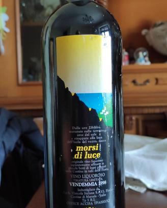 Bottiglia di vino Liquoroso Morsi di Luce