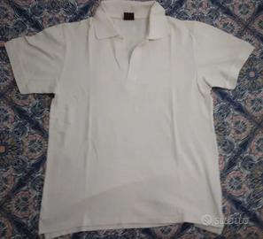 Polo a maniche corte bianca