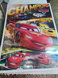 Cars Champions Manifesto Film Poster Disney 70x100