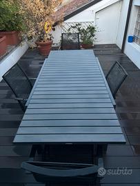 Tavolo da giardino estensibile
