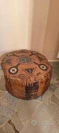 pouf poggia piedi africano
