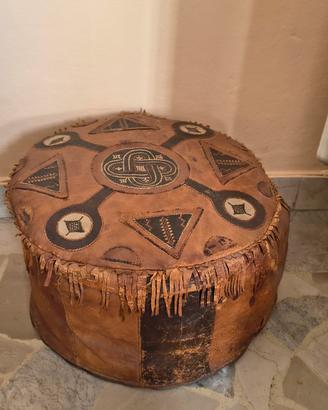 pouf poggia piedi africano