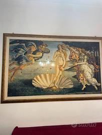 Quadro con cornice su tela