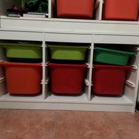 Mobile contenitore per giocattoli con cassetti