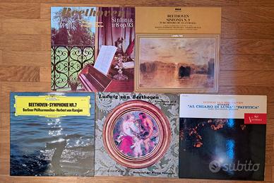 5 Dischi LP 33 giri Ludwing Van Beethoven (6-10)