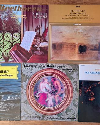 5 Dischi LP 33 giri Ludwing Van Beethoven (6-10)