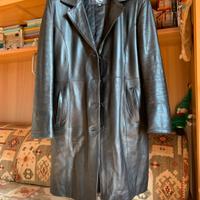 Cappotto lungo donna in vera pelle