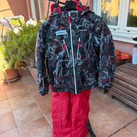 Tuta sci bambino lunghezza regolabile 7-12 anni