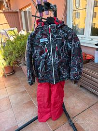 Tuta sci bambino lunghezza regolabile 7-12 anni