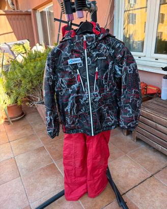Tuta sci bambino lunghezza regolabile 7-12 anni