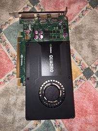 Scheda nvidia Quadro K2000.