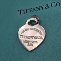 CIONDOLO TIFFANY HEART ARGENTO