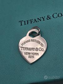 CIONDOLO TIFFANY HEART ARGENTO