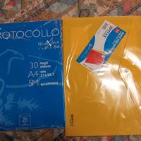 Fogli protocollo e buste