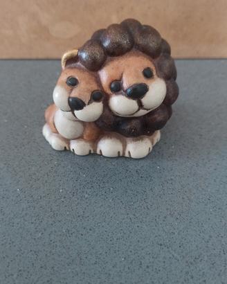 Ceramica Leone e Leonessa innamorati Thun