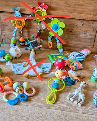 Lotto giochi per neonati e primi mesi