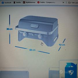 BBQ DA TAVOLO CAMPIGAZ ATTITUDE 2100 EX A GAS