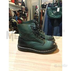 ANFIBI DONNA DR MARTENS PELLE VERDE MORBIDA SFUMAT