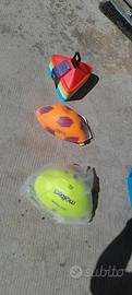 pallone da calcio,da minivolley, set 100 cinesini 