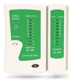 Tester Retoo cavi ethernet telefono (con batteria)