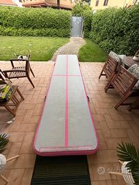 Air Track con pompa e tappetino protettivo