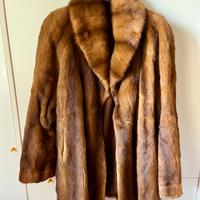 Pelliccia di visone color miele