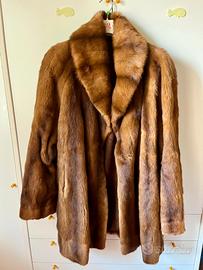 Pelliccia di visone color miele