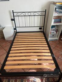 Struttura letto ferro battuto - piazza e mezzo