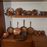 Batteria da cucina in rame