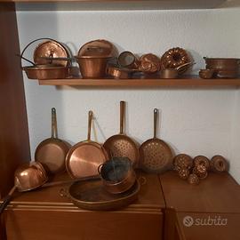 Batteria da cucina in rame