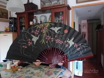 ventaglio giapponese da parete anni 70