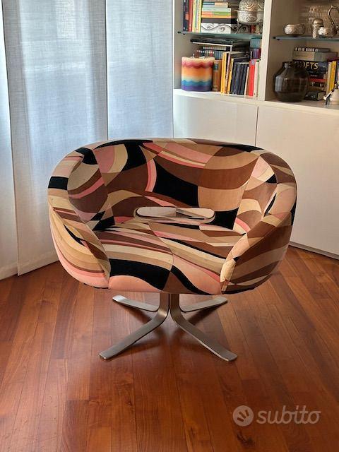 Poltrona Cappellini Rive Droite – Pucci rosa Arredamento e