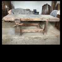 banco da falegname friulano in castagno 