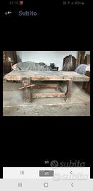 banco da falegname friulano in castagno 